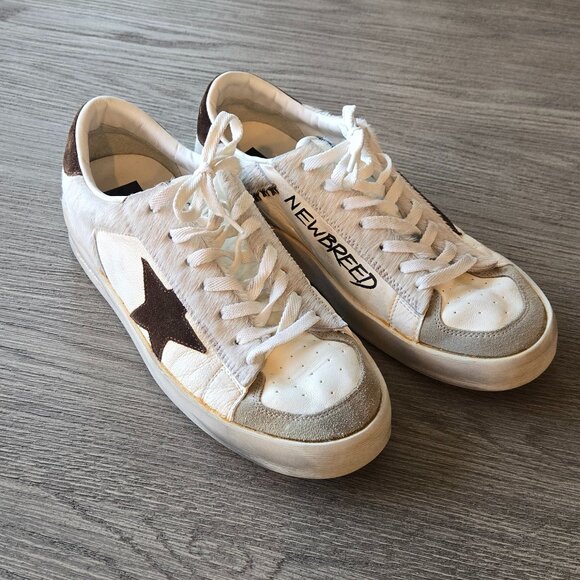 Golden Goose STARDAN Size 42 White & Brown